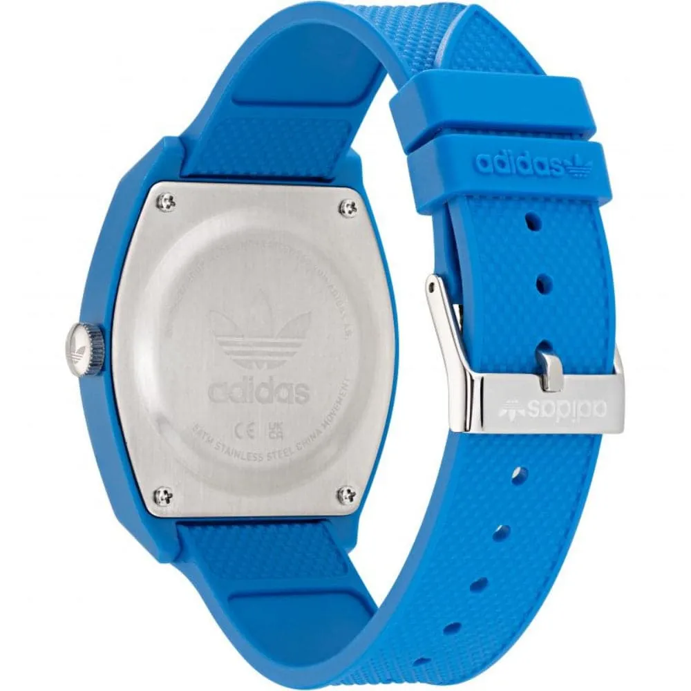 ADIDAS AOST22033 BLUE RESIN STRAP MEN WATCH