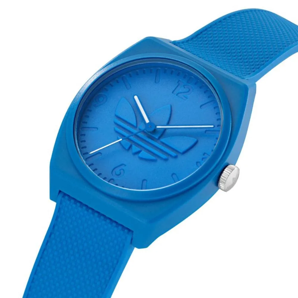 ADIDAS AOST22033 BLUE RESIN STRAP MEN WATCH