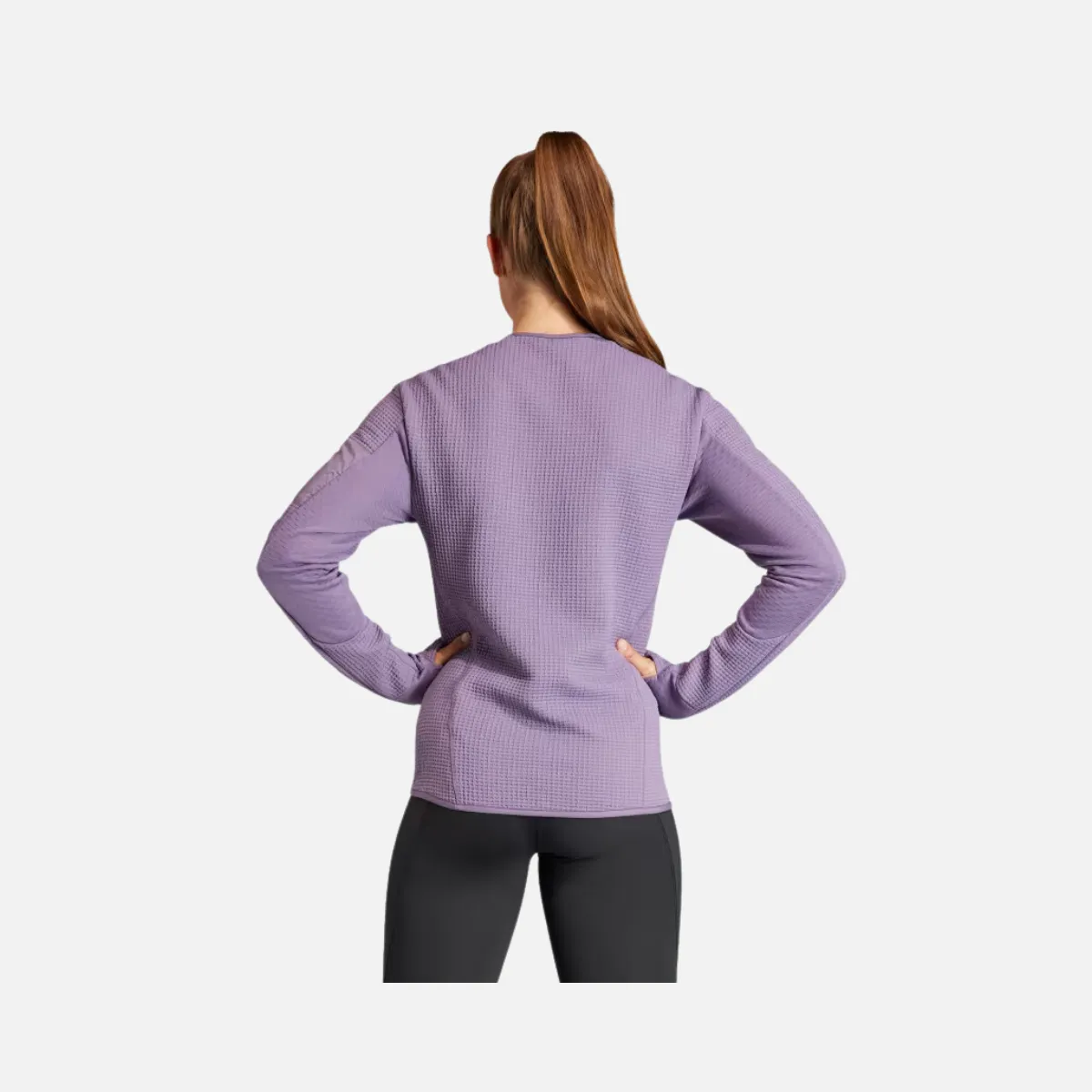 Adidas Ultimate Conquer Half Zip Women's Running Jacket -Shadow Violet