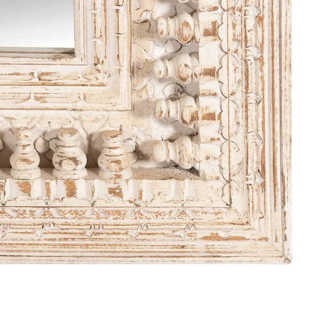 Ashley Distressed Carved Mirror Frame