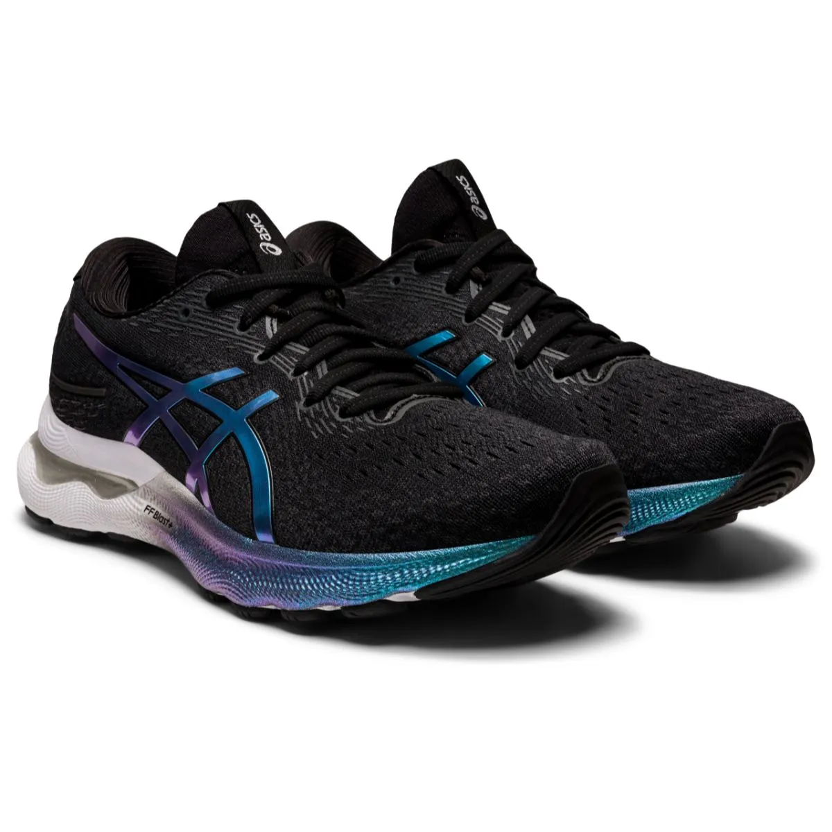 Asics Gel Nimbus 24 Platinum Women Black    