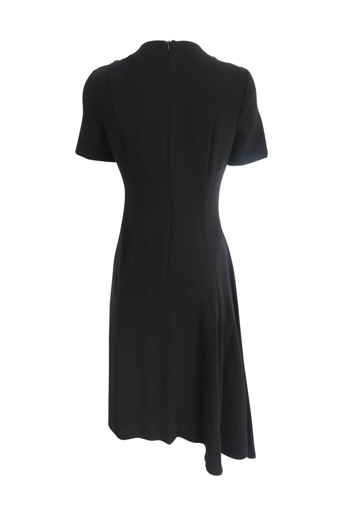 Asymmetrical Black Classic Dress