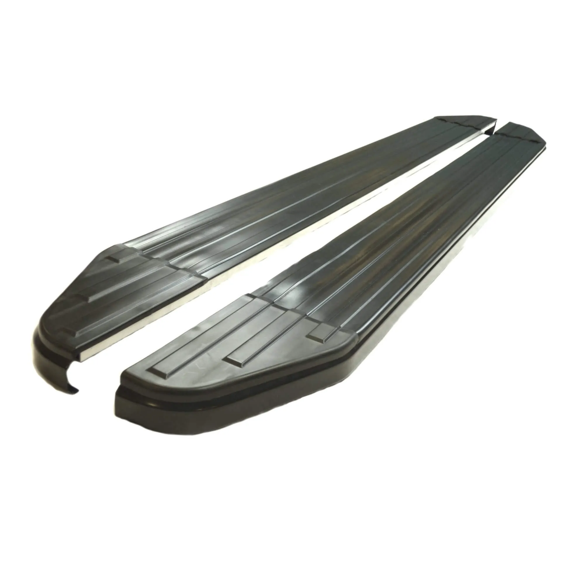 Black Raptor Side Steps Running Boards for Volkswagen Transporter T5 SWB