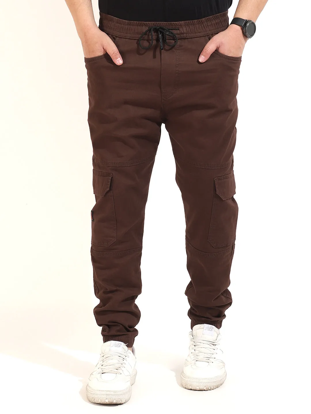 Brown Coated Cotton Cargo