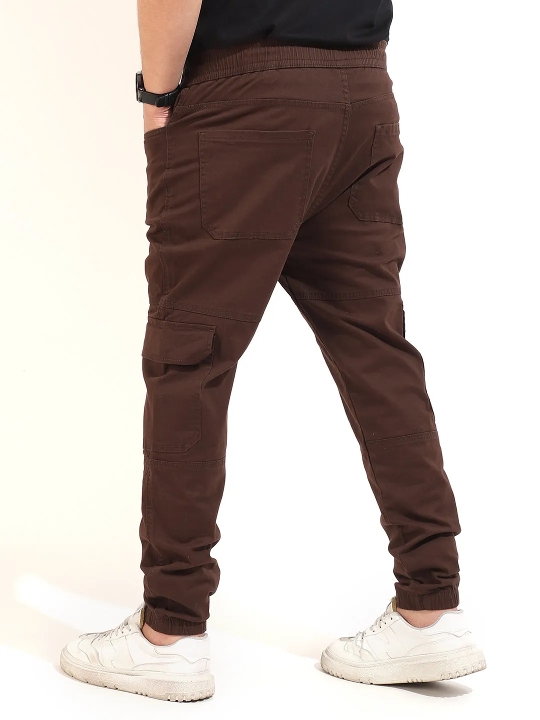 Brown Coated Cotton Cargo