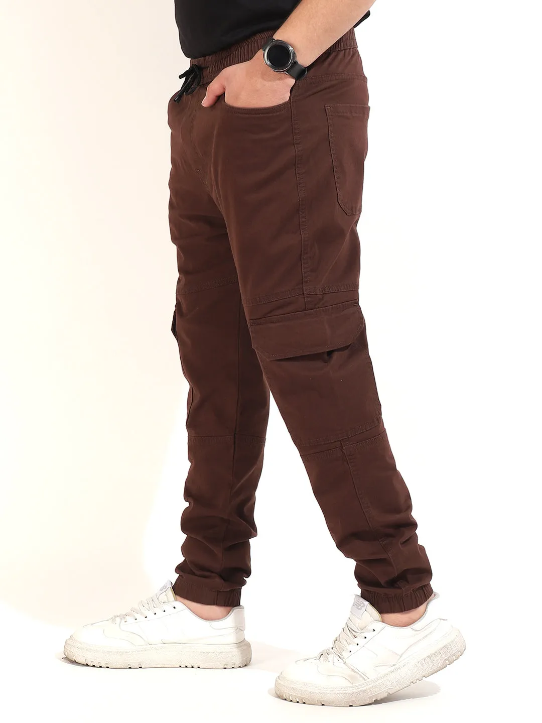 Brown Coated Cotton Cargo