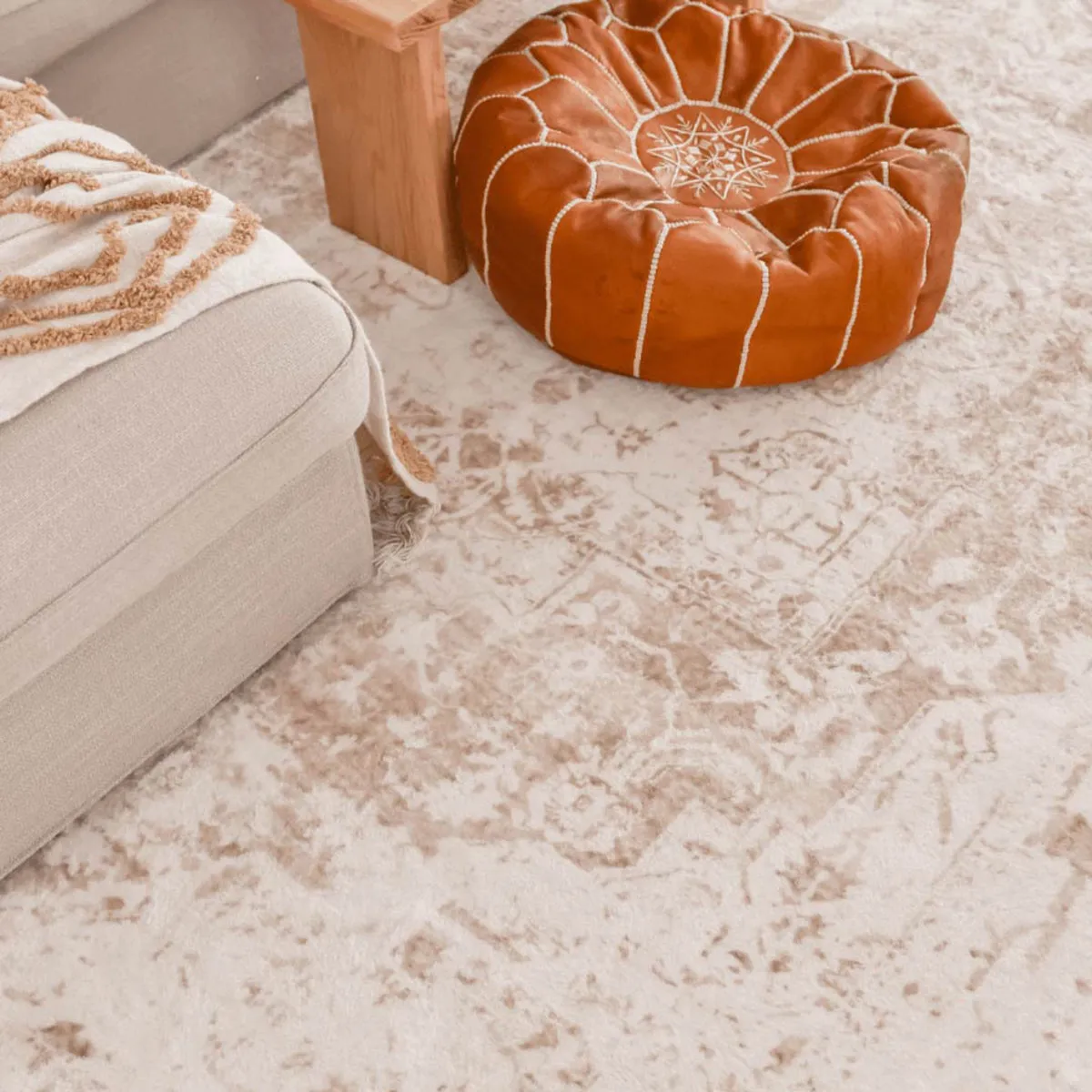 Cabanela Distressed Washable Rug