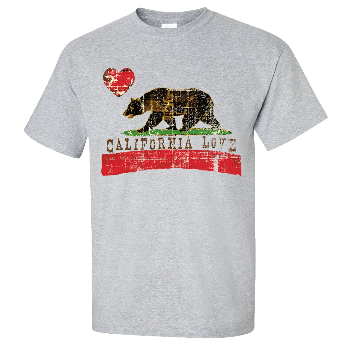 California Love Distressed Asst Colors T-shirt/tee