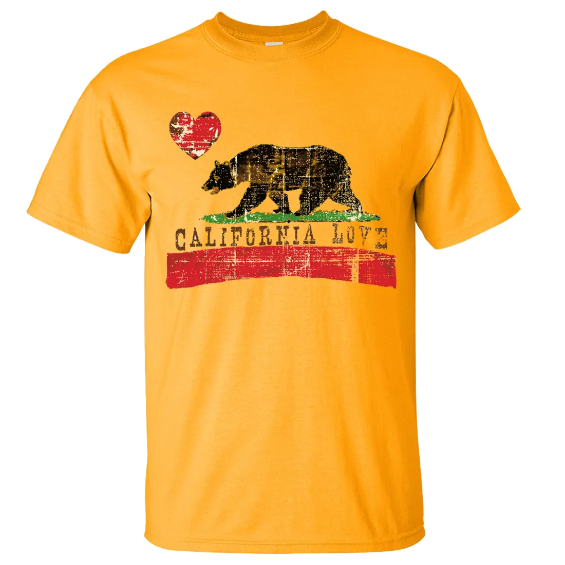 California Love Distressed Asst Colors T-shirt/tee