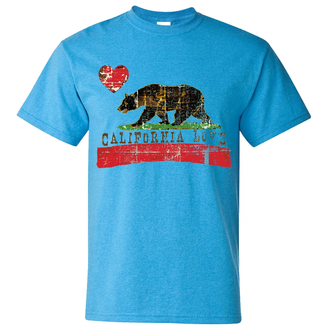 California Love Distressed Asst Colors T-shirt/tee