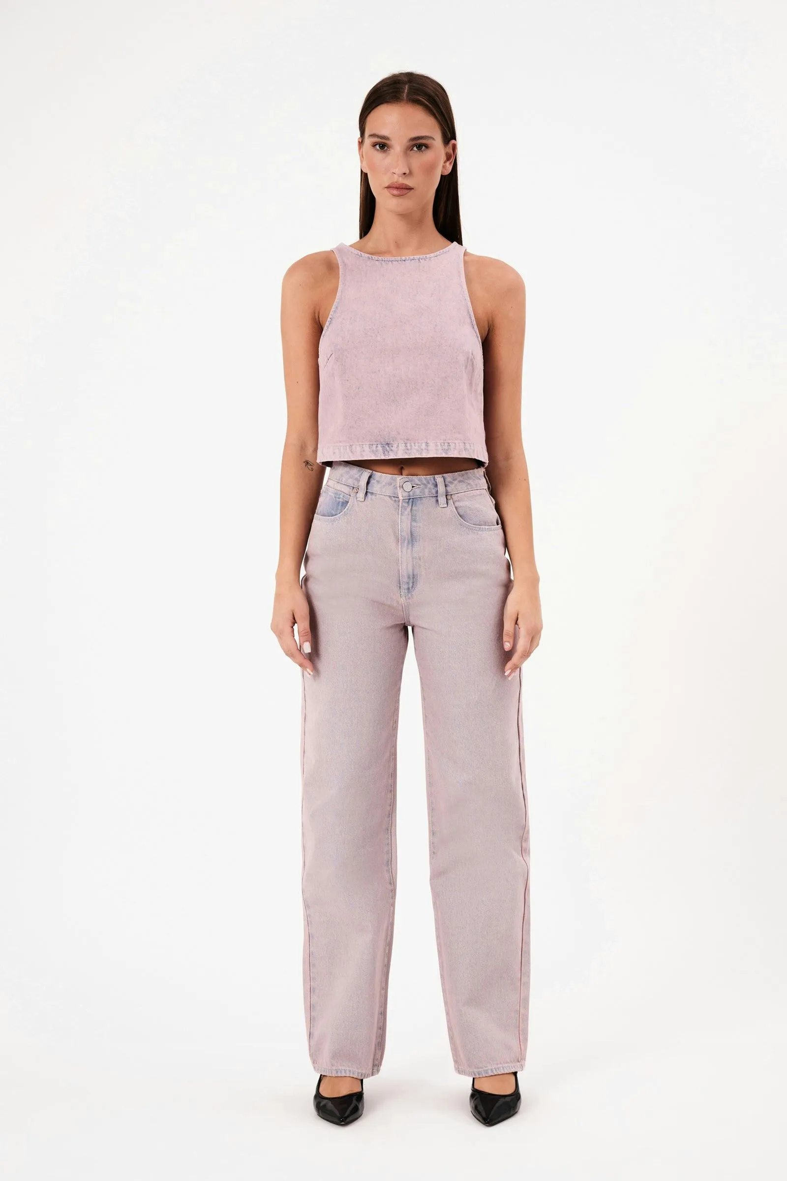 Carrie Dirty Pink Washed Jean