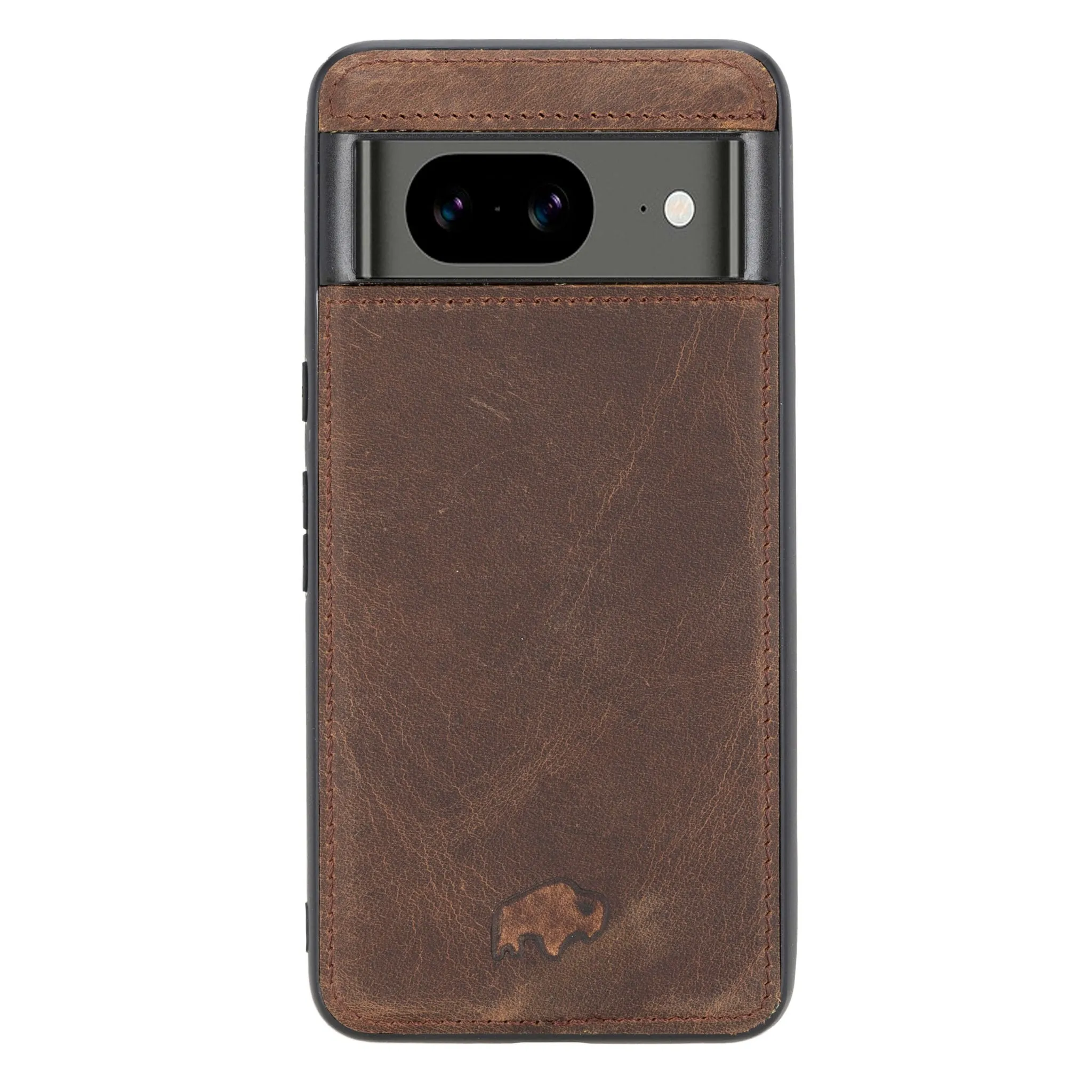 Carter Google Pixel 8 Wallet Case, Distressed Coffee