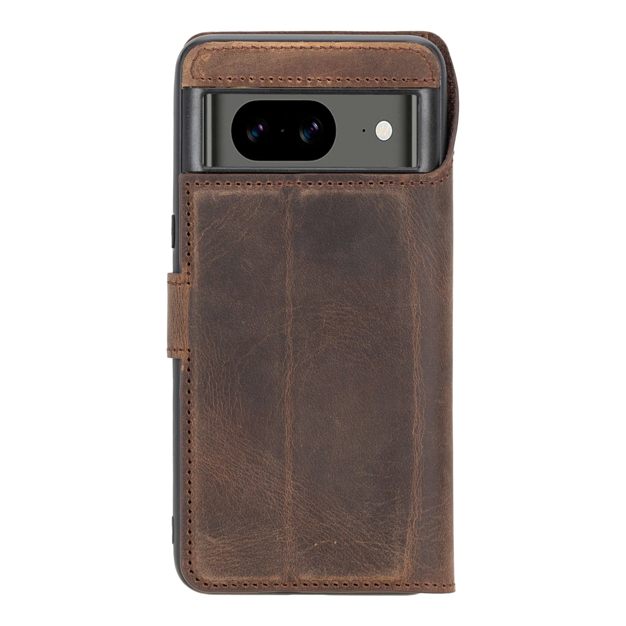 Carter Google Pixel 8 Wallet Case, Distressed Coffee