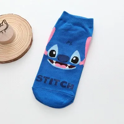 Cartoon Cat dog Animal Women Socks