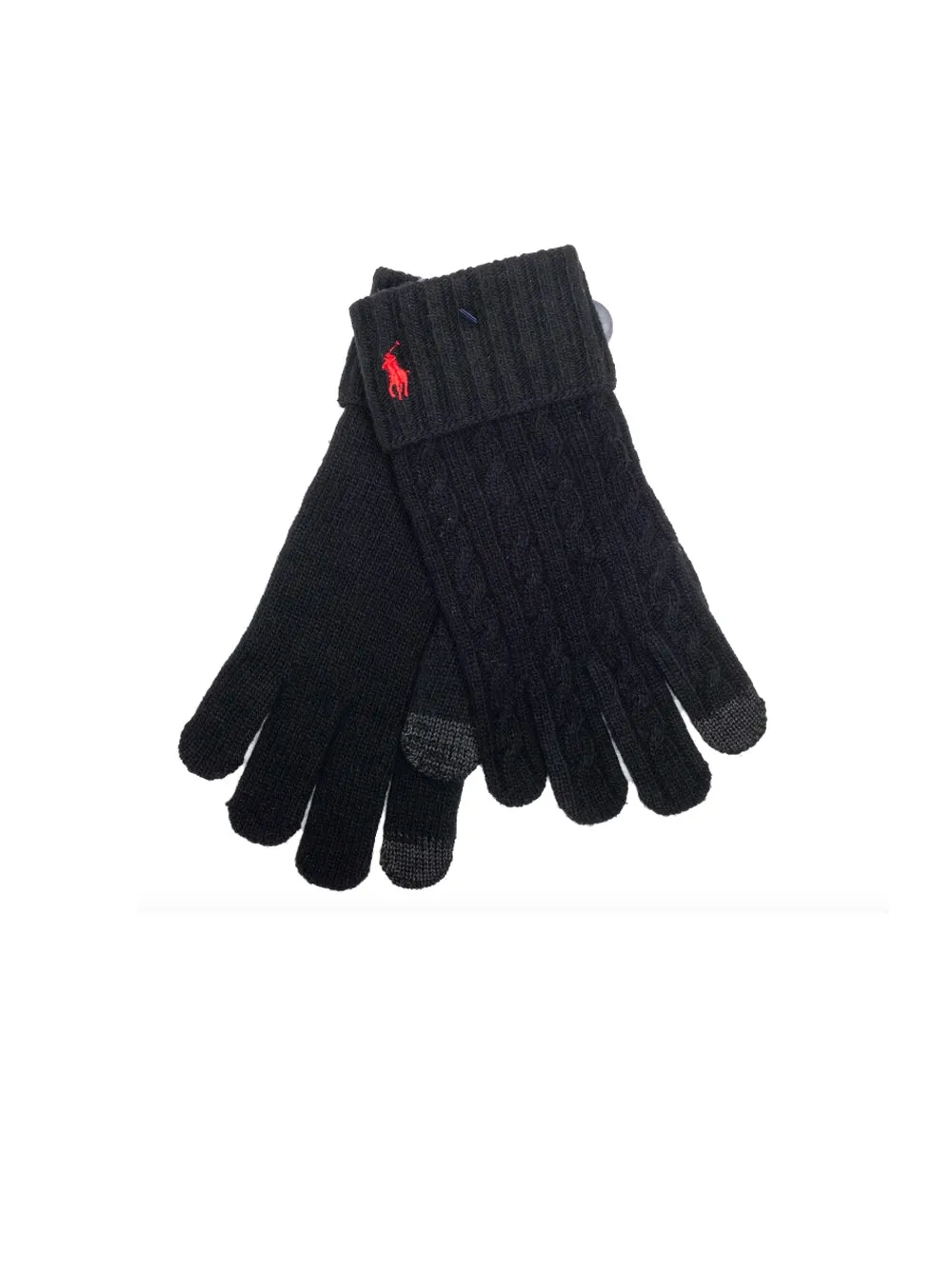 Classic Cable Glove - Black