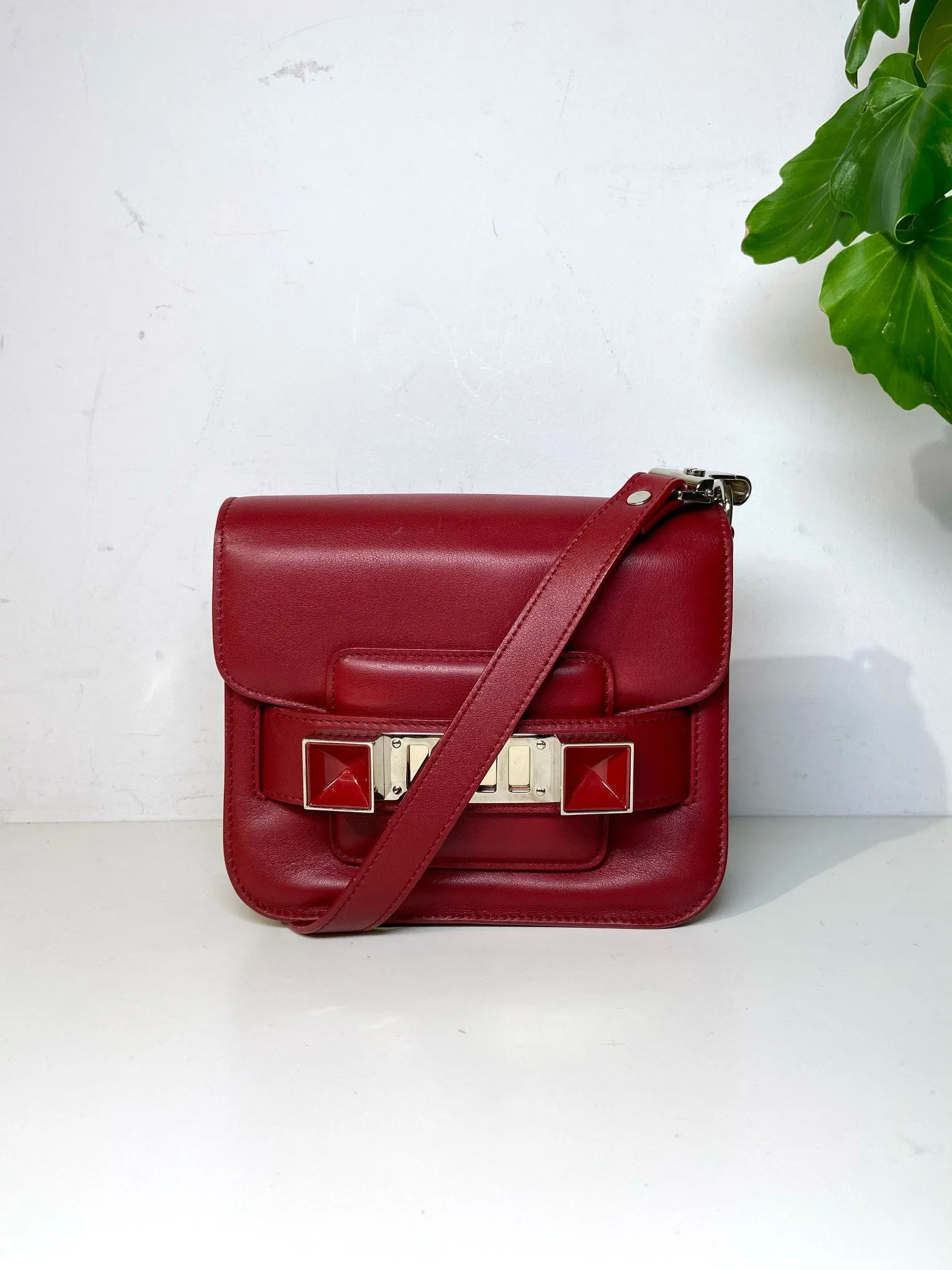 Classic Crossbody Bag Red