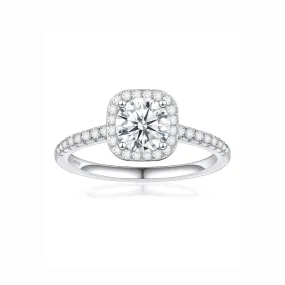 Classic Moissanite Engagement Ring