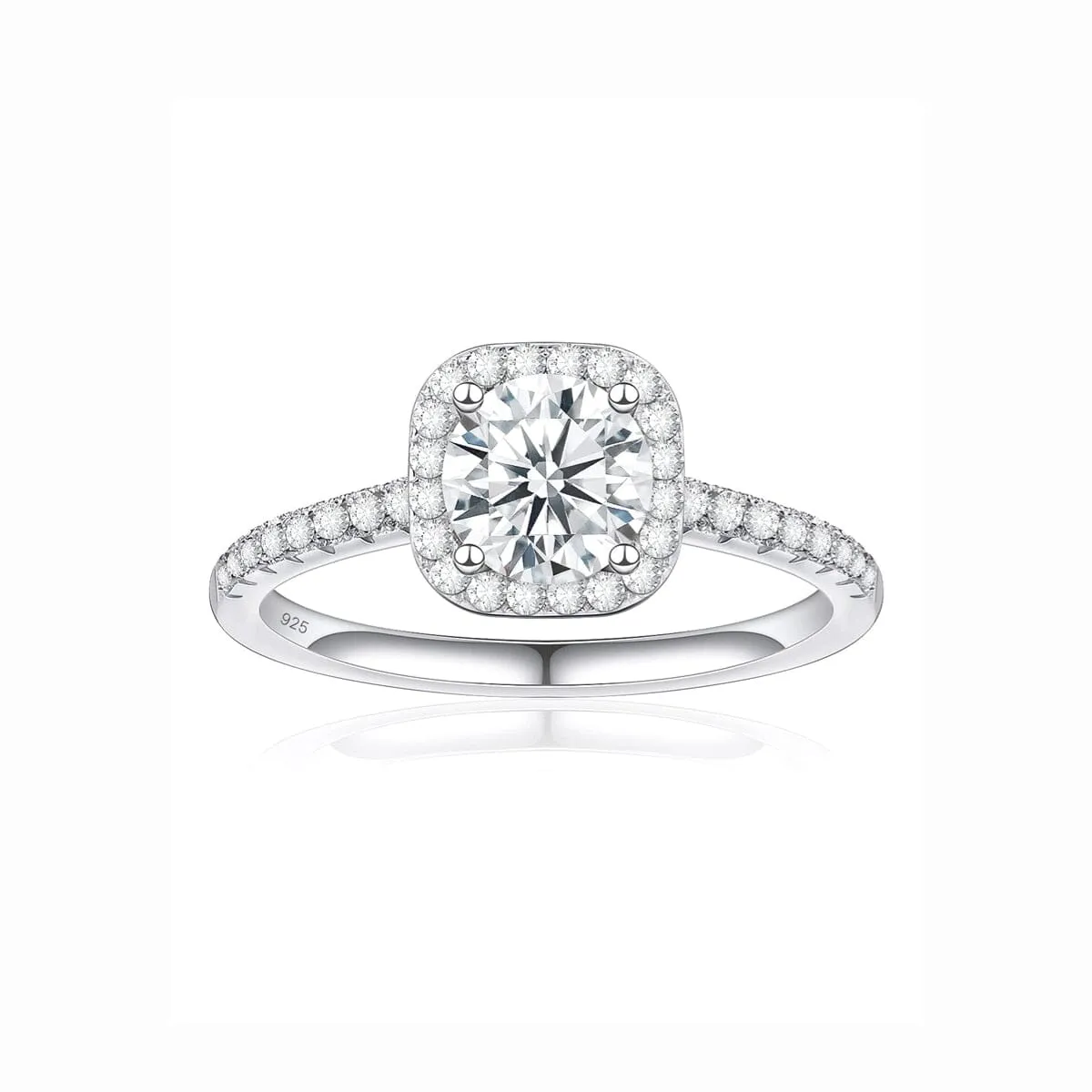 Classic Moissanite Engagement Ring