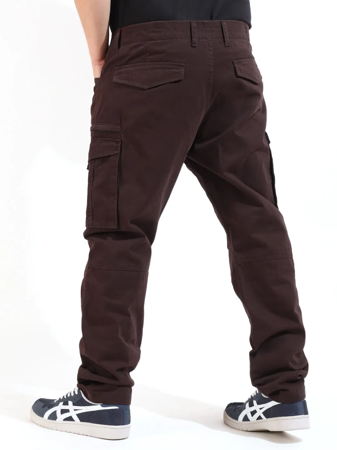 Coffee Cotton Stretch Cargo