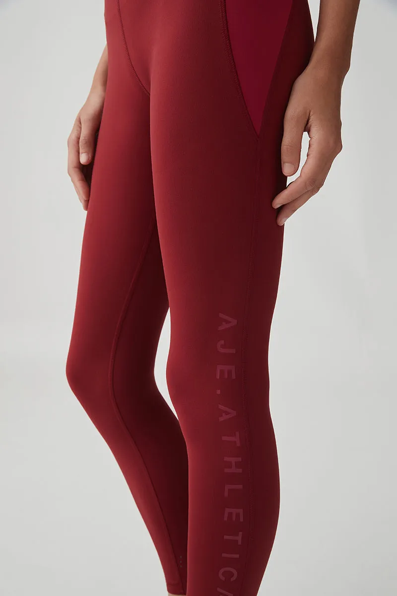 Contrast Panelled Ankle Length Legging 236