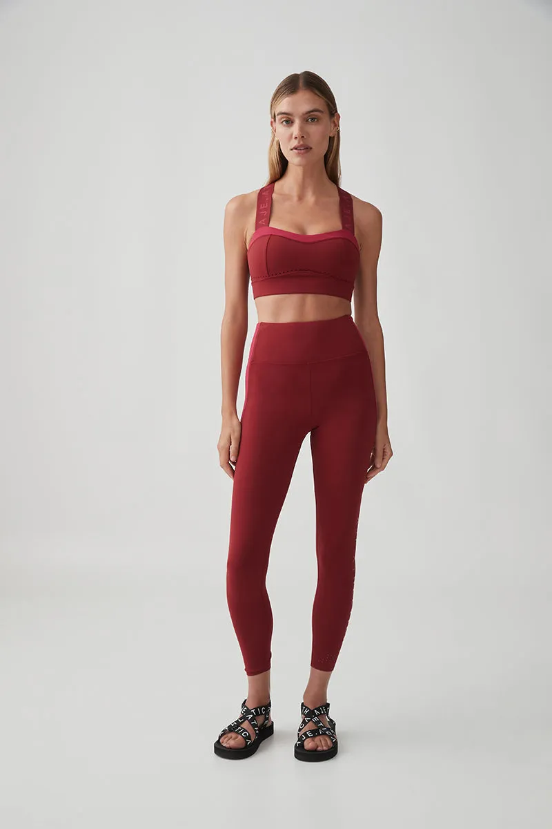 Contrast Panelled Ankle Length Legging 236