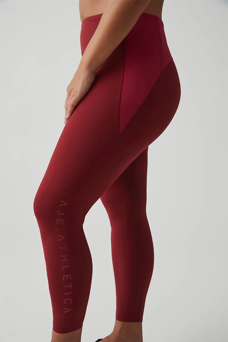 Contrast Panelled Ankle Length Legging 236