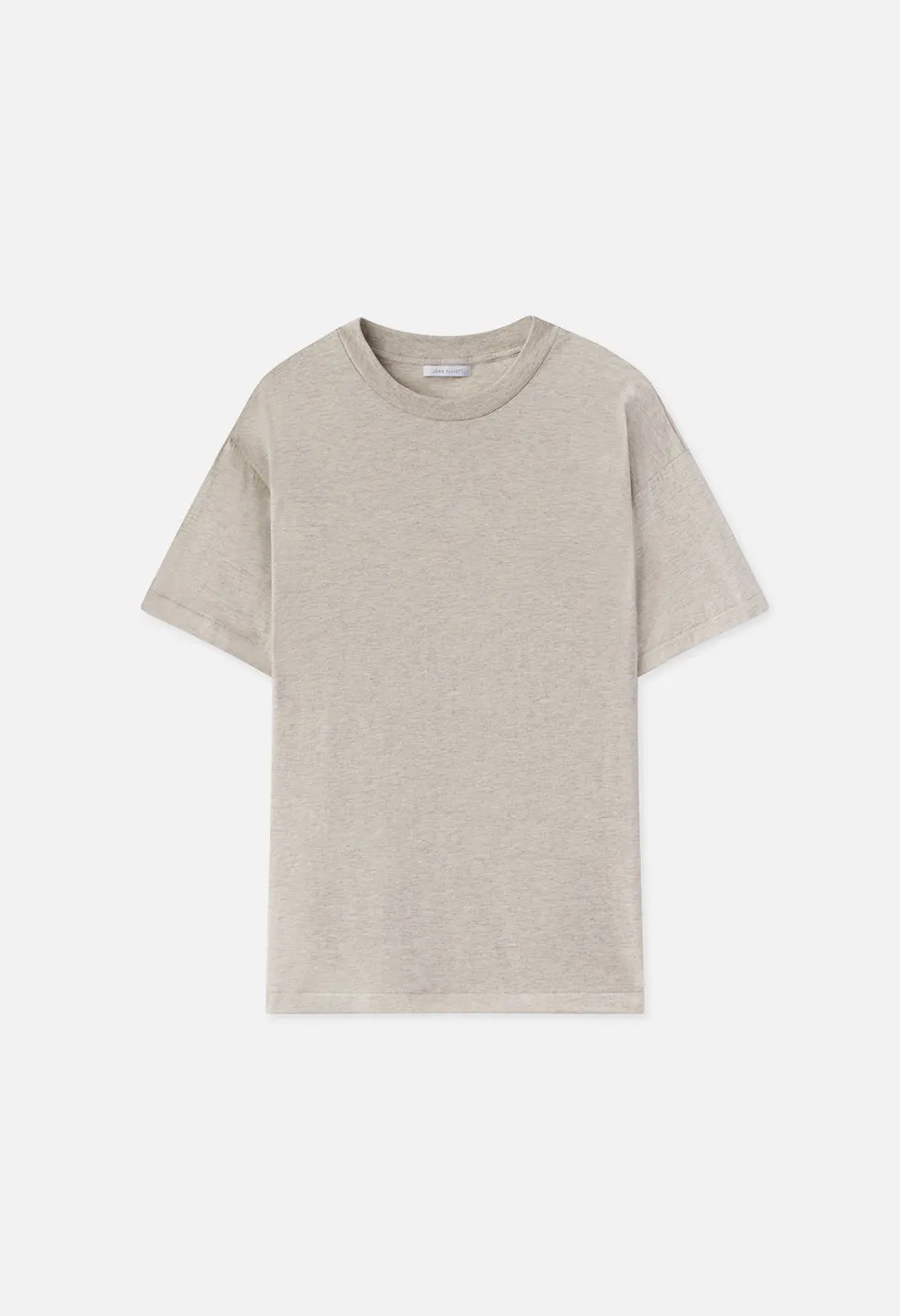 Cotton Cashmere Crew / Tan