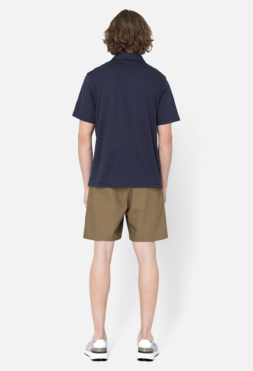 Cotton Cashmere Polo / Navy