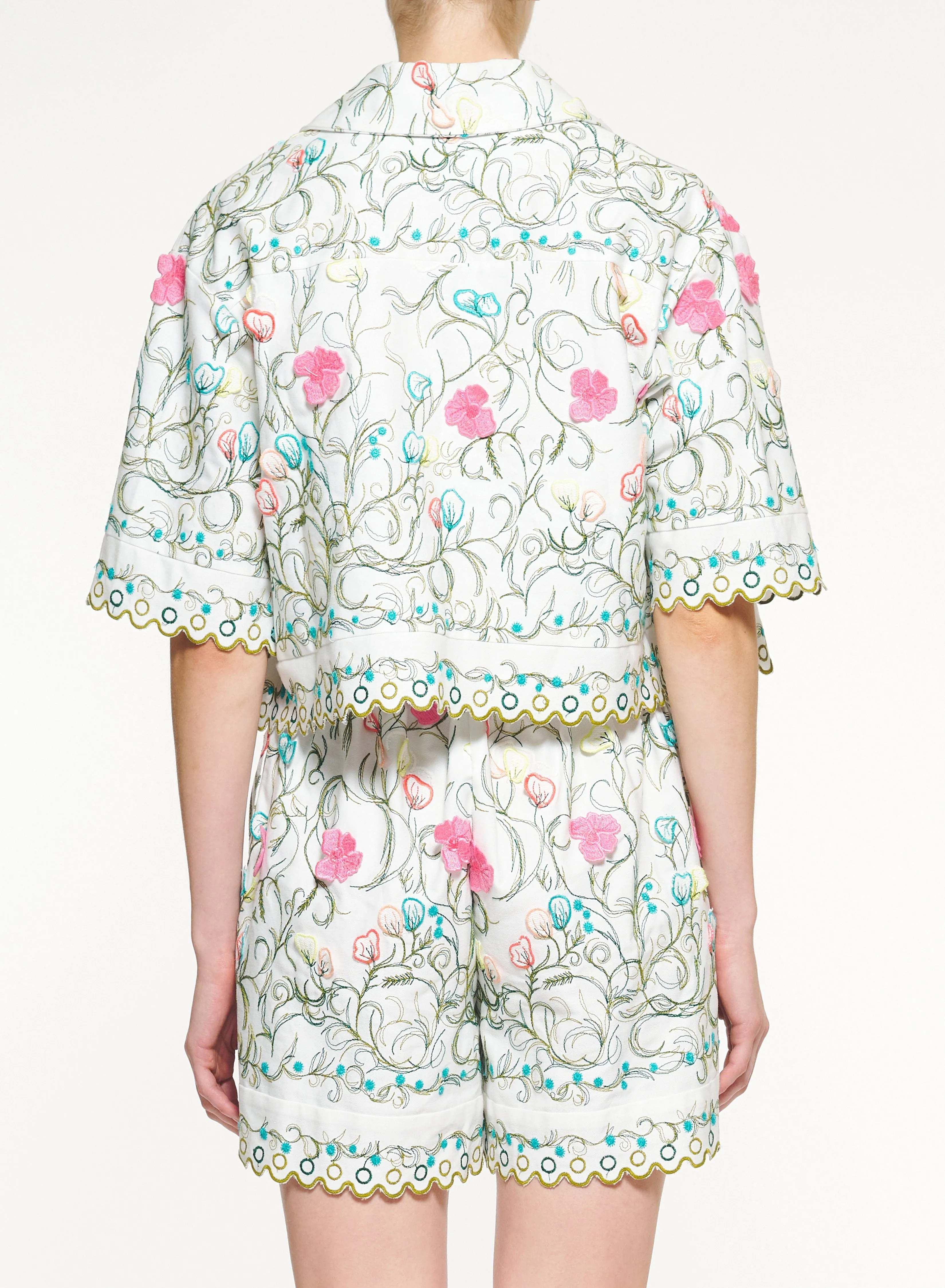 Cotton Embroidered Garden Jacket