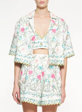 Cotton Embroidered Garden Jacket