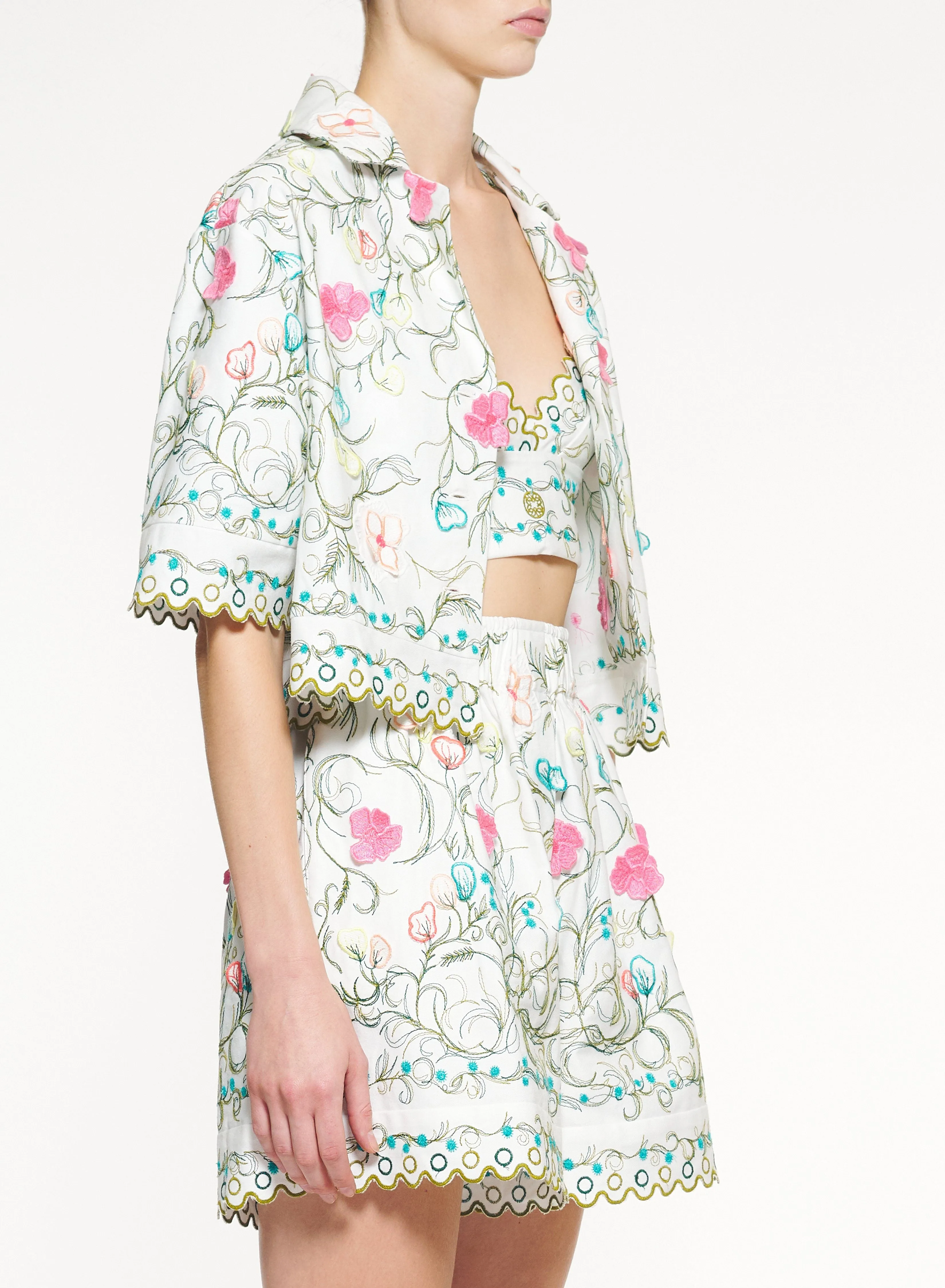 Cotton Embroidered Garden Jacket