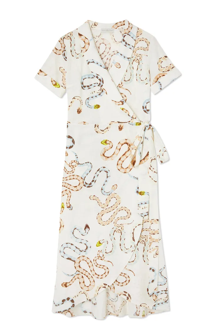 Cotton Linen Snake Brooklyn Dress