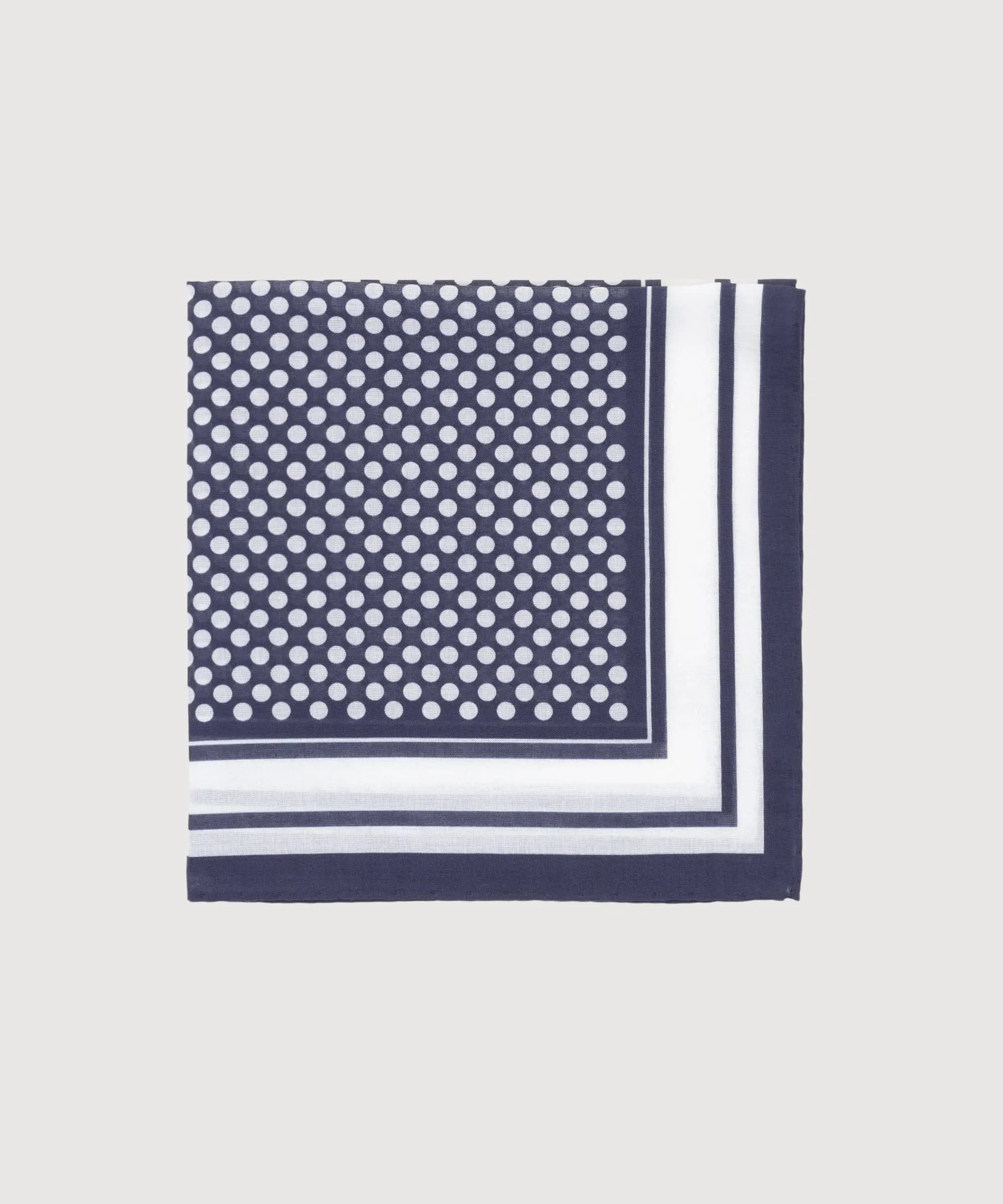 Cotton Pocket Square Dots