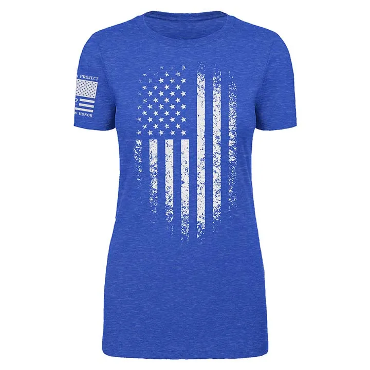 Distressed Flag - Women's