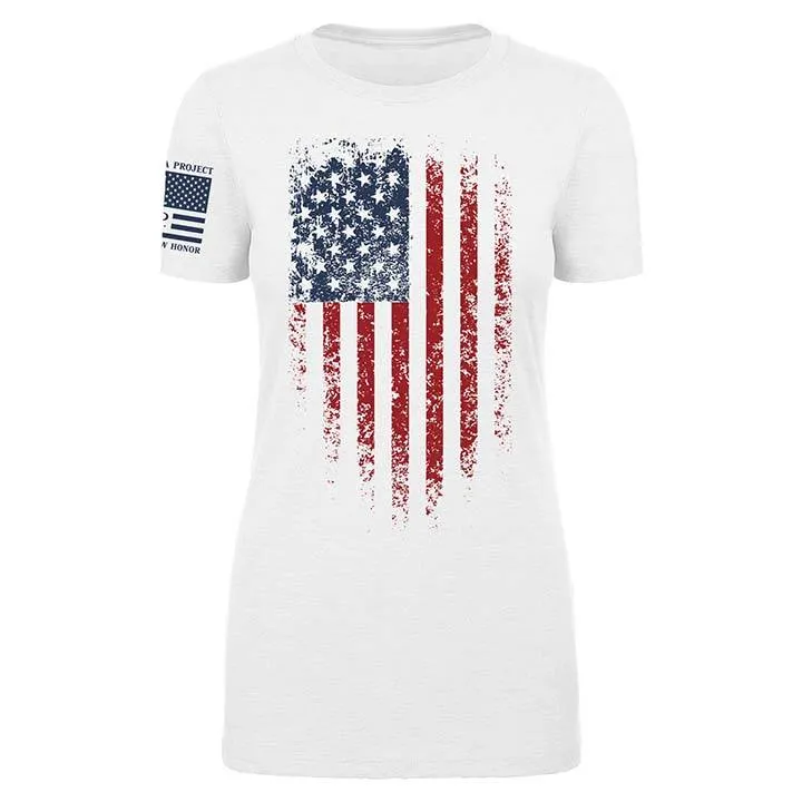 Distressed Flag - Women's