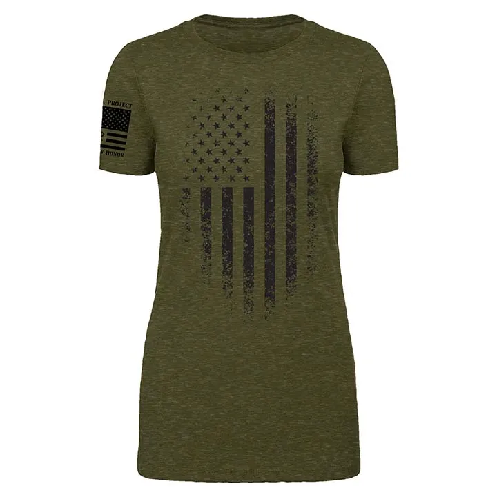 Distressed Flag - Women's