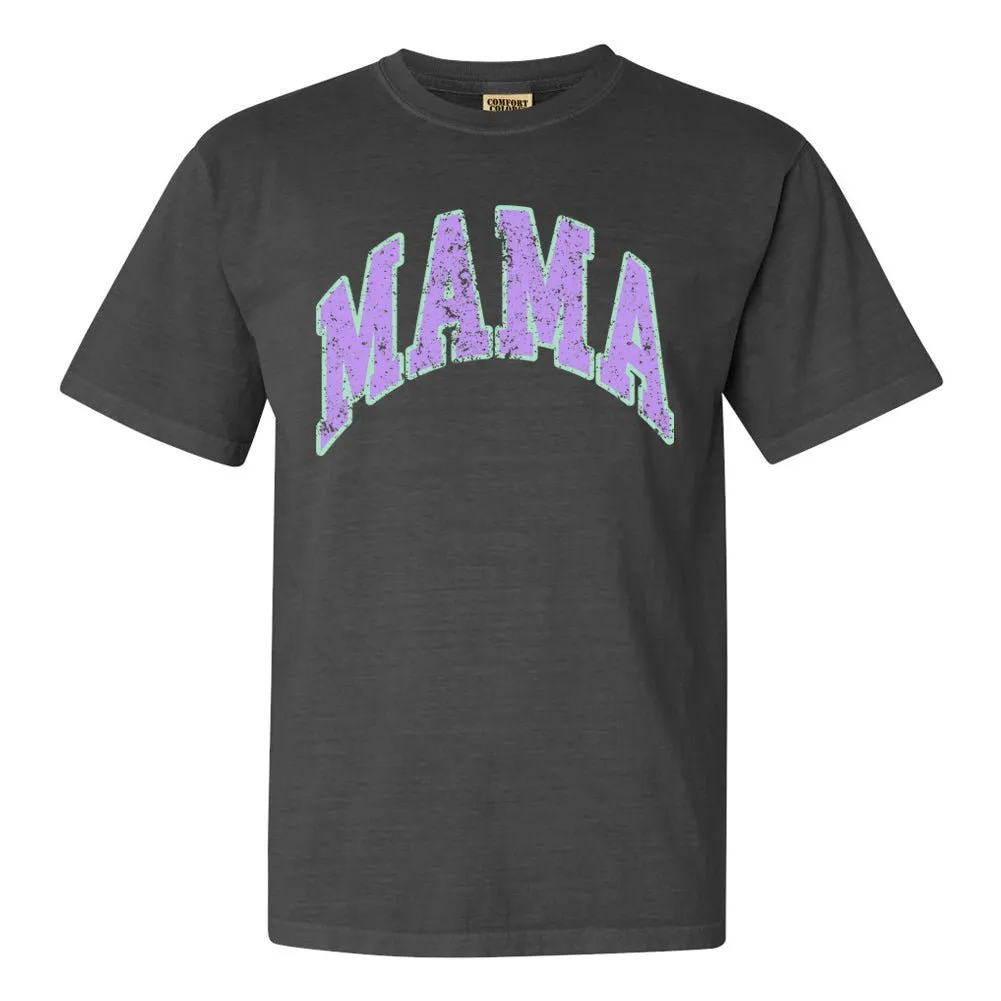 'Distressed Varsity Mama' T-Shirt