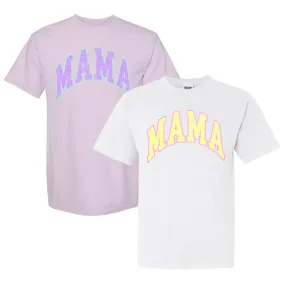 'Distressed Varsity Mama' T-Shirt