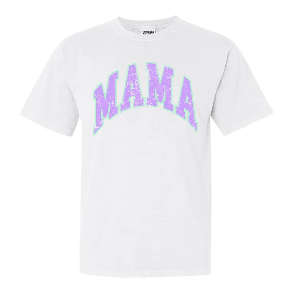 'Distressed Varsity Mama' T-Shirt