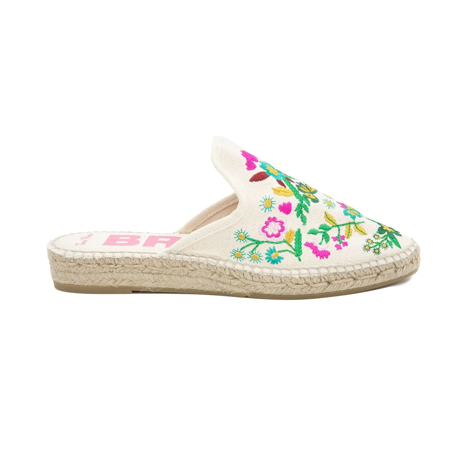 Embroidered Mules style Espadrille for Women - Culip