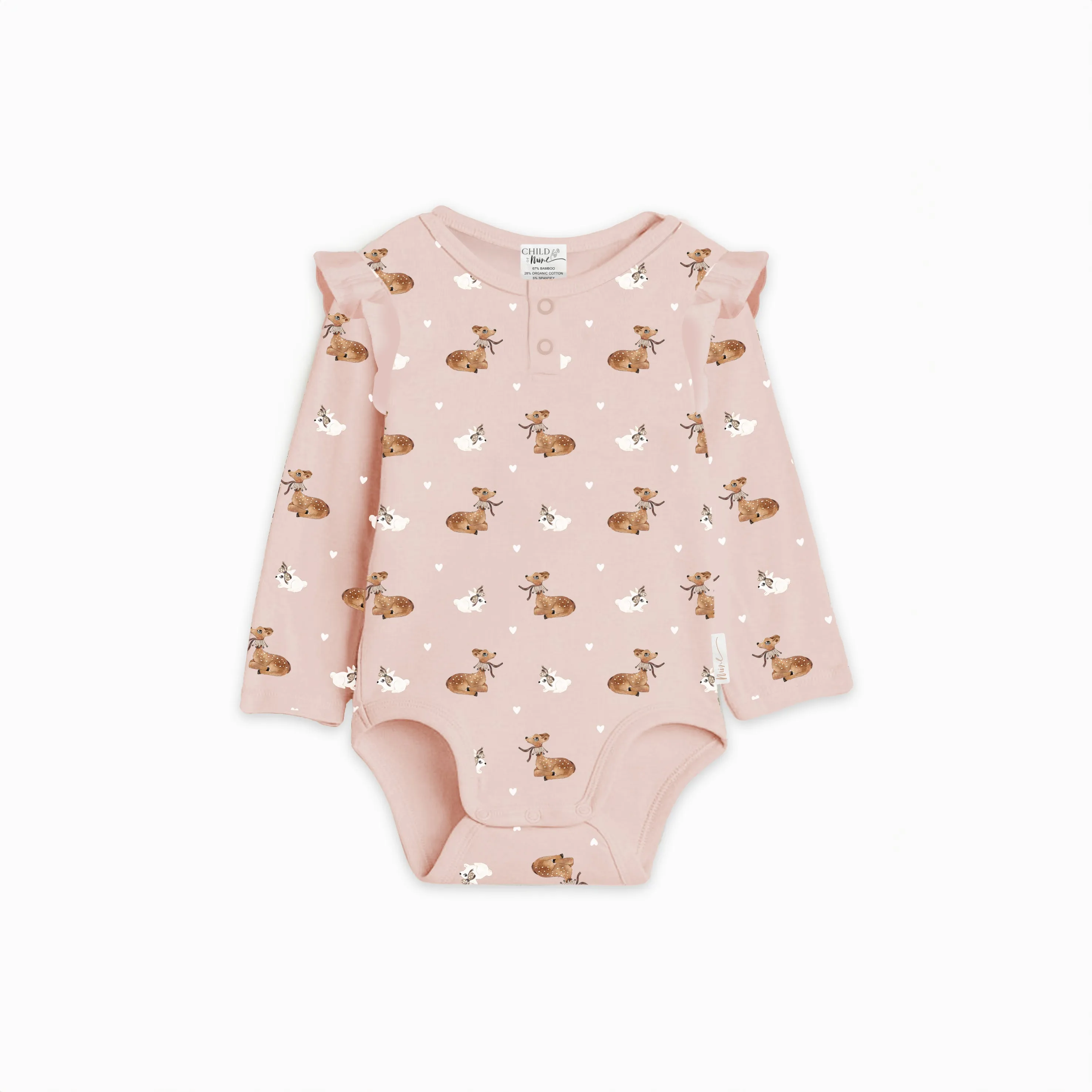 Frilly Bodysuit - Classic Fawn