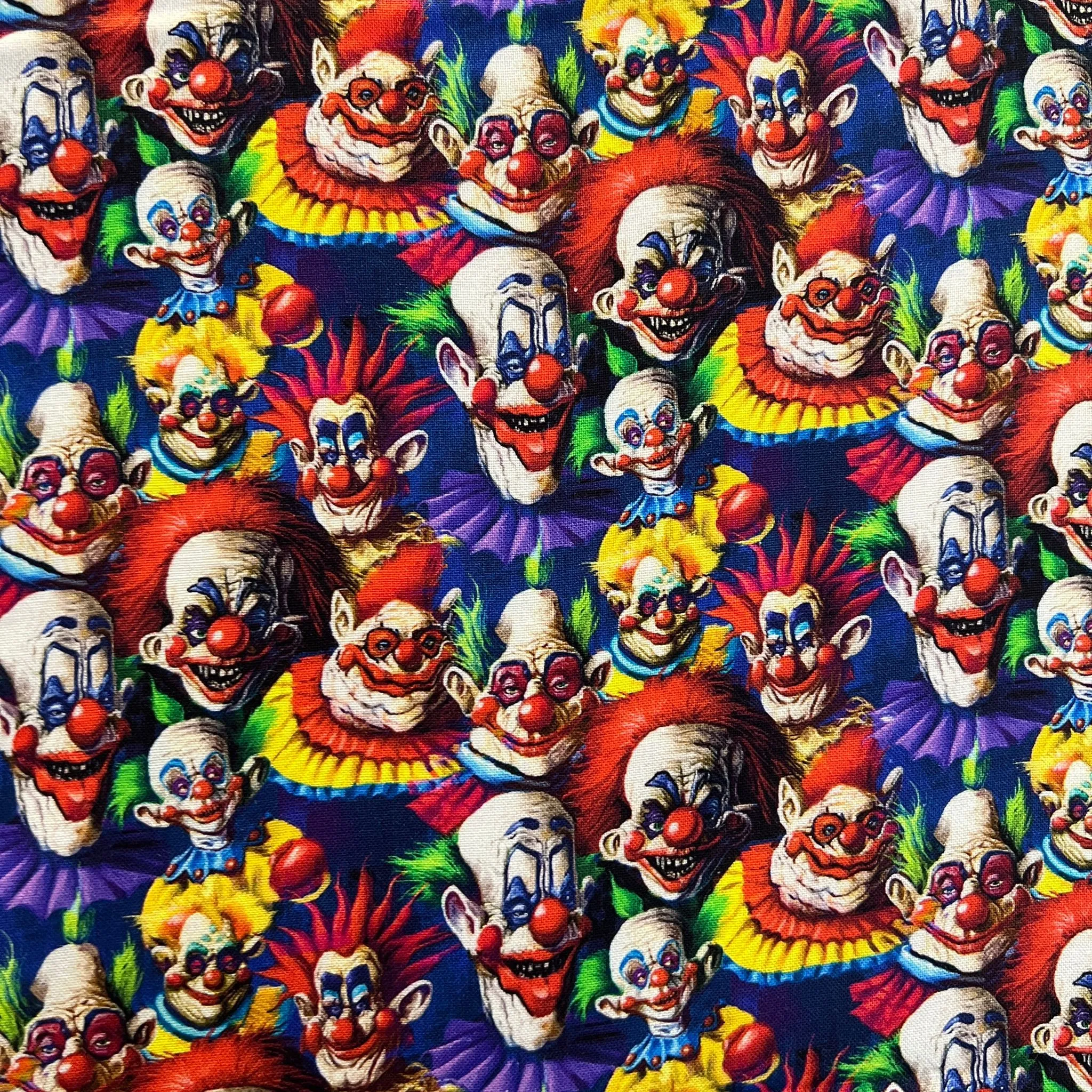 FS1107 Crazy Clowns Cotton Fabric