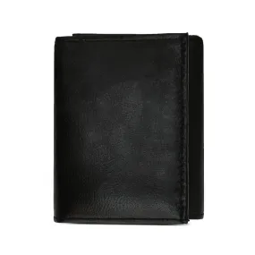 Genuine Leather Diamond Tri-fold Men Wallet