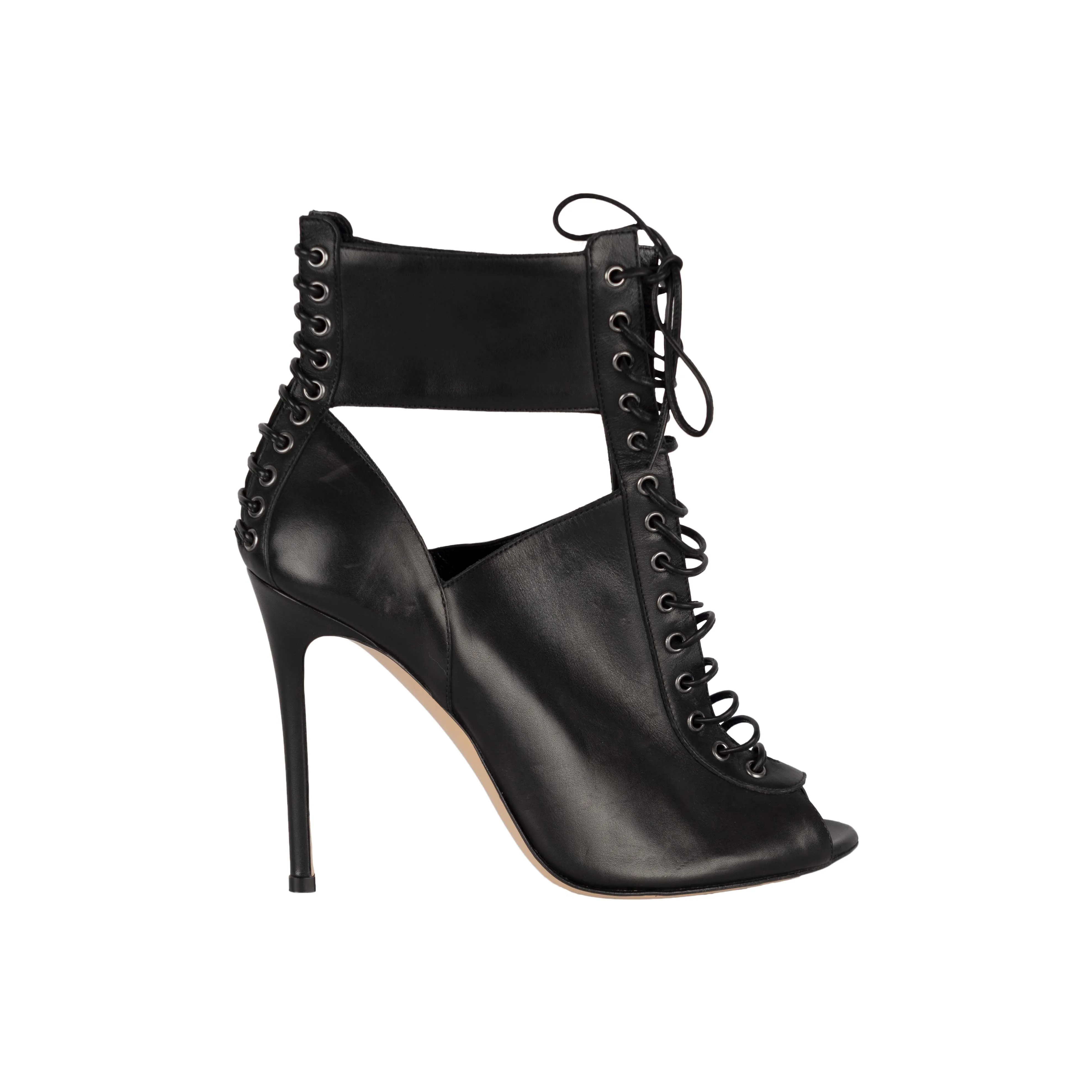 Gianvito Rossi Lace-up Ankle Boots - '10s