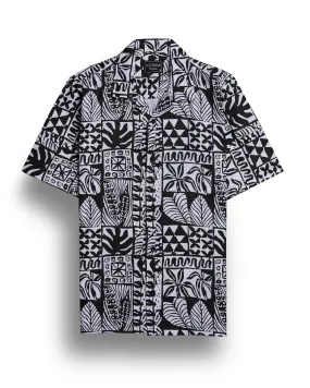 Hawaiian floral printed short sleeve shirt for men