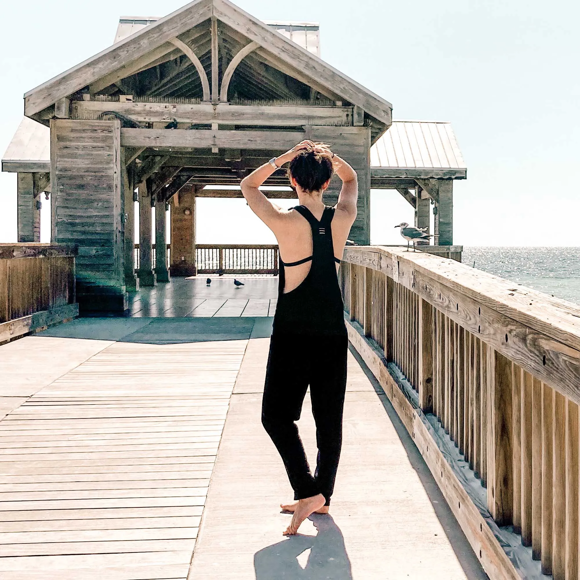 Hemp Cotton Overalls - Black