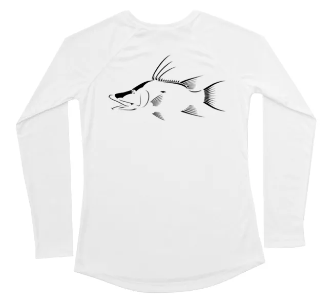 Hogfish Performance Build-A-Shirt (Women - Back / WH)