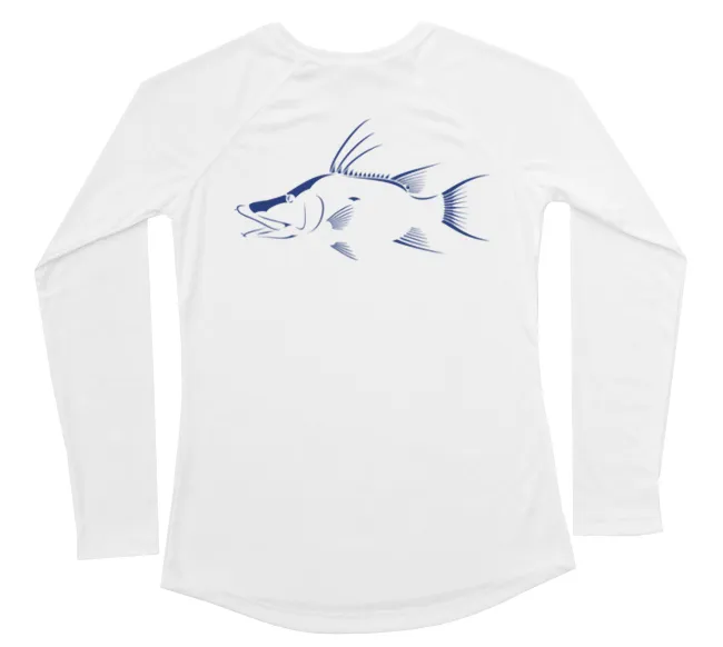 Hogfish Performance Build-A-Shirt (Women - Back / WH)