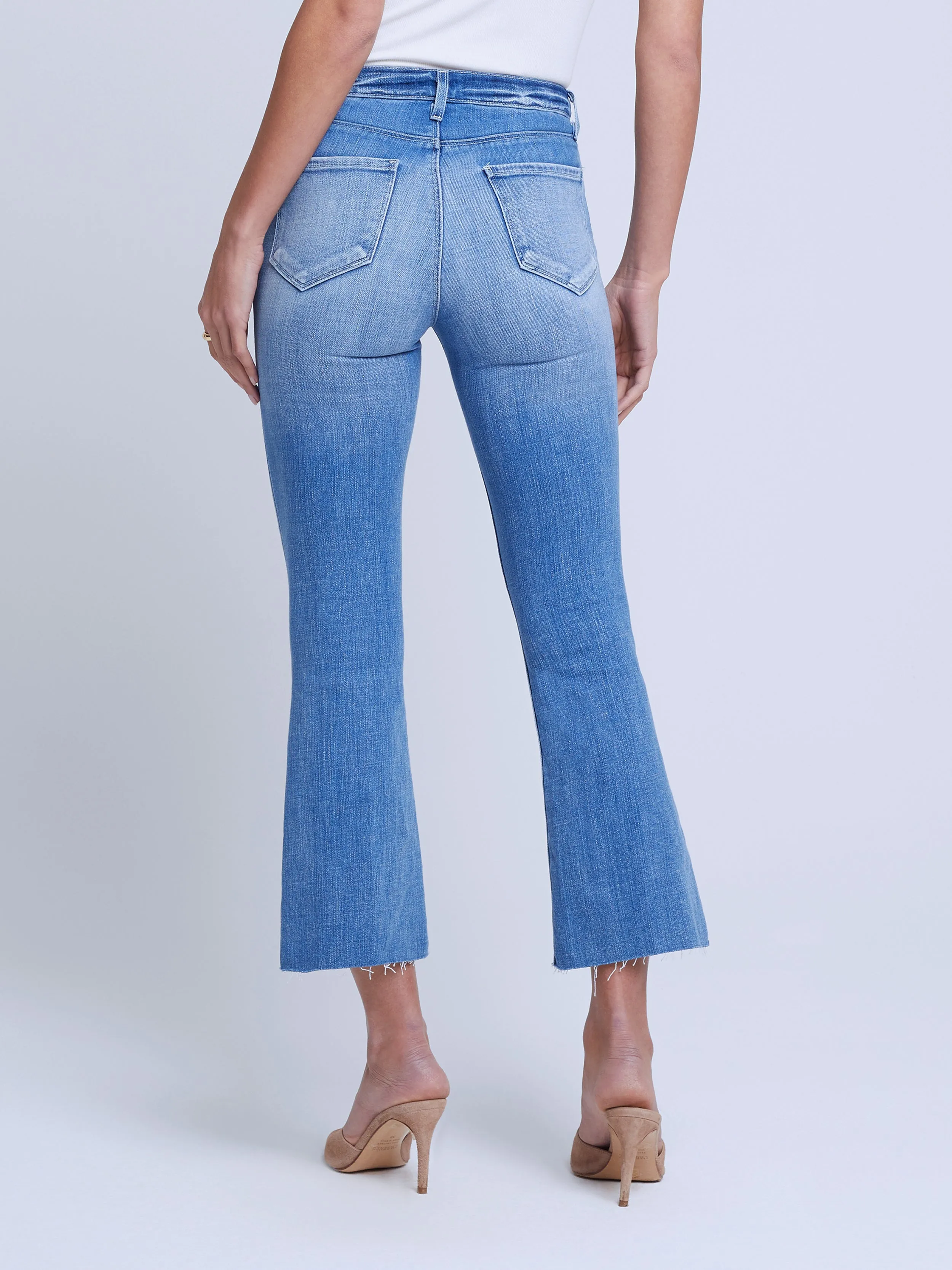 Kendra Cropped Flare Jean