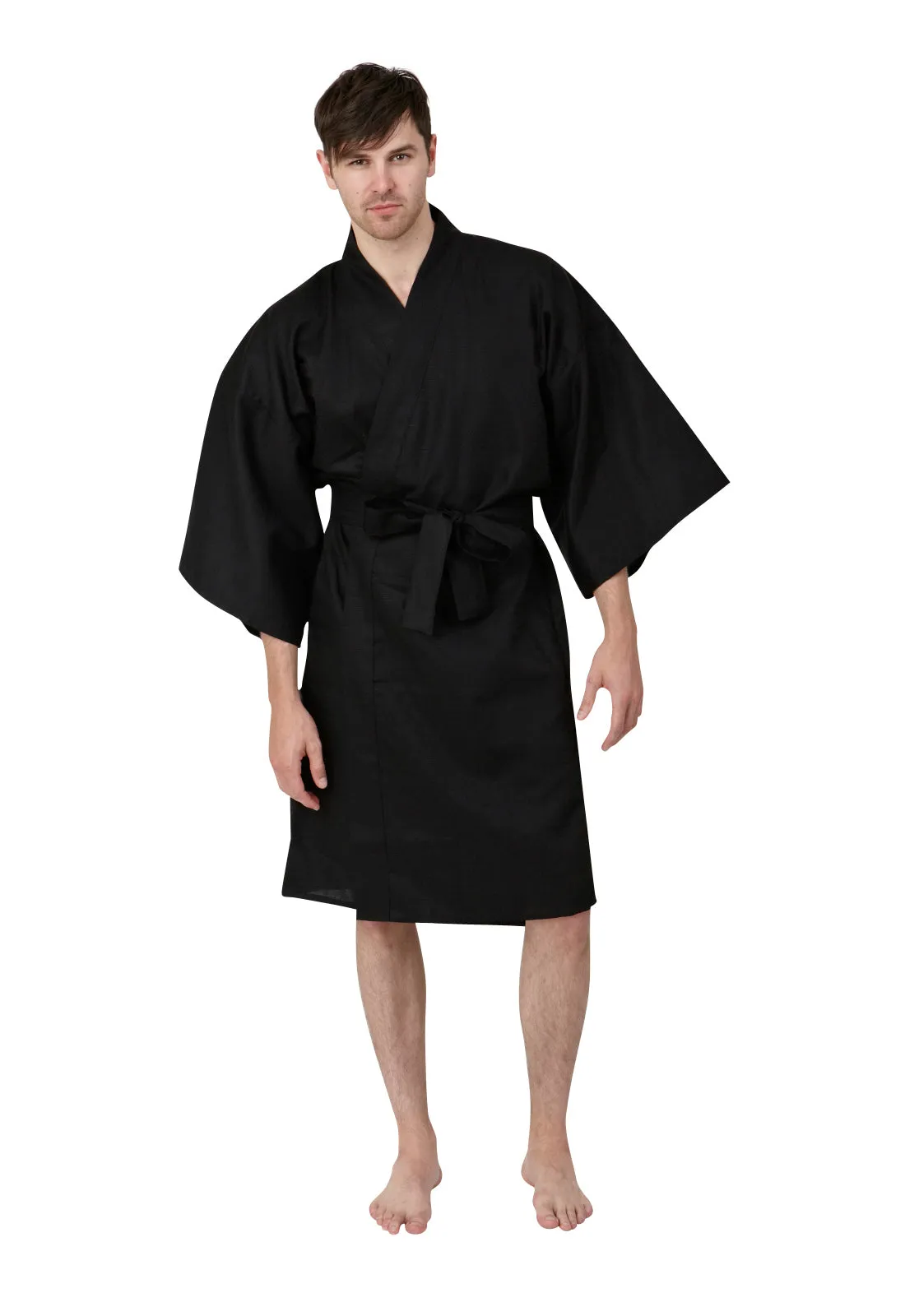 Kuro Short Cotton Kimono for Men